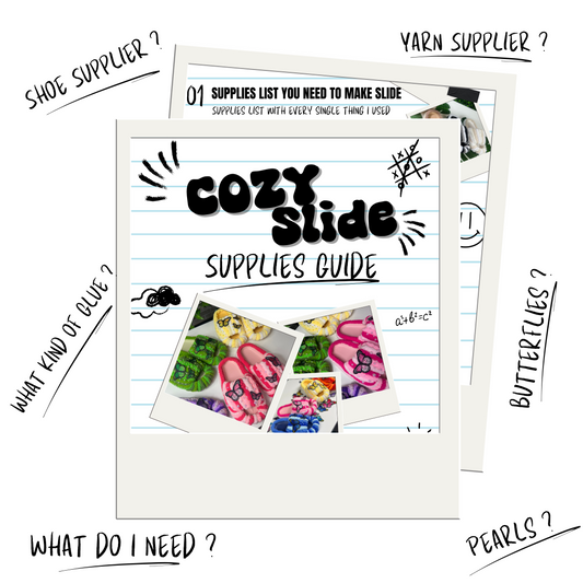 “ Cozy Slide Supplies Guide ” E-Book